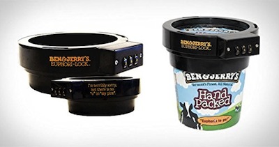 Ben & Jerry's Euphori Lock Ice Cream Pint Combination Lock Protector