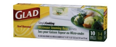 Glad Simply Cooking Microwave Steaming Bags