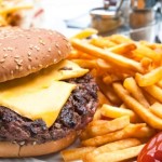 trans fats hamburger and french fries
