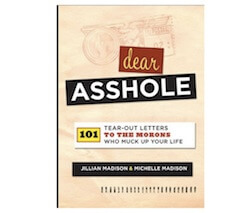Dear Asshole Tear-out Letter Book