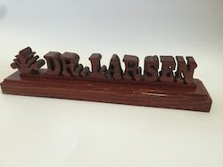 Personalized Office Name Plate