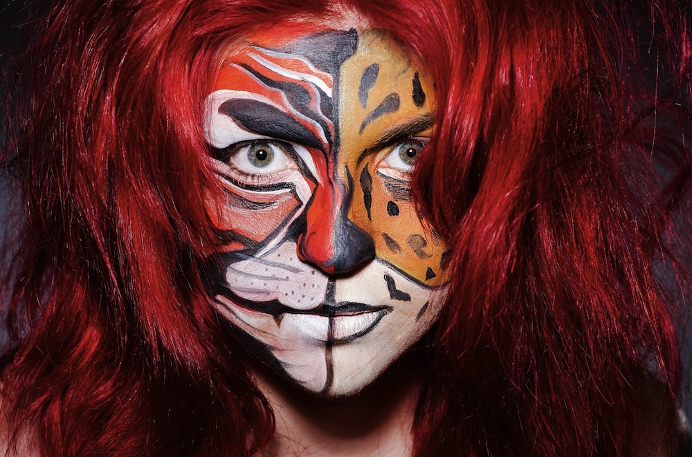 Halloween Cat Girl makeup