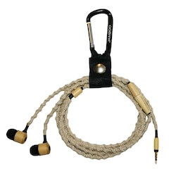 Jamboo Bamboo Tangle-Free Earbud with MicJamboo Headphones
