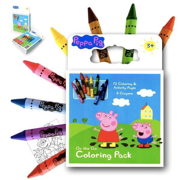 Peppa Jumbo Coloring Book with Jumbo Crayons
