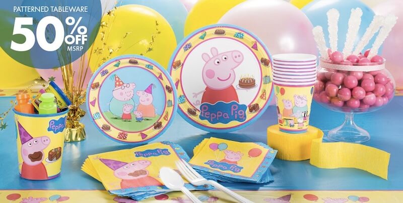 peppa pig party supplies