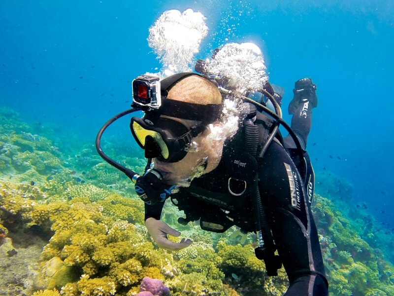 GoPro Hero 5 diving