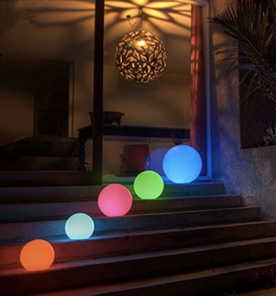 LED glowing ball lights