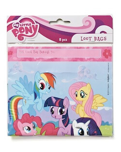 My Little Pony themed goodie bags