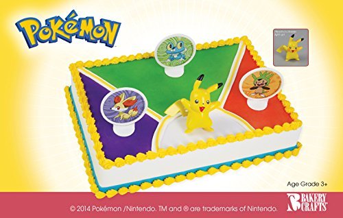 Pokemon Birthday Cake Topper Decorating Kit