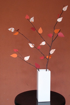 Thanksgiving craft with branches