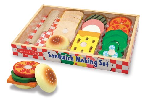 Wooden Sandwich-Making Set