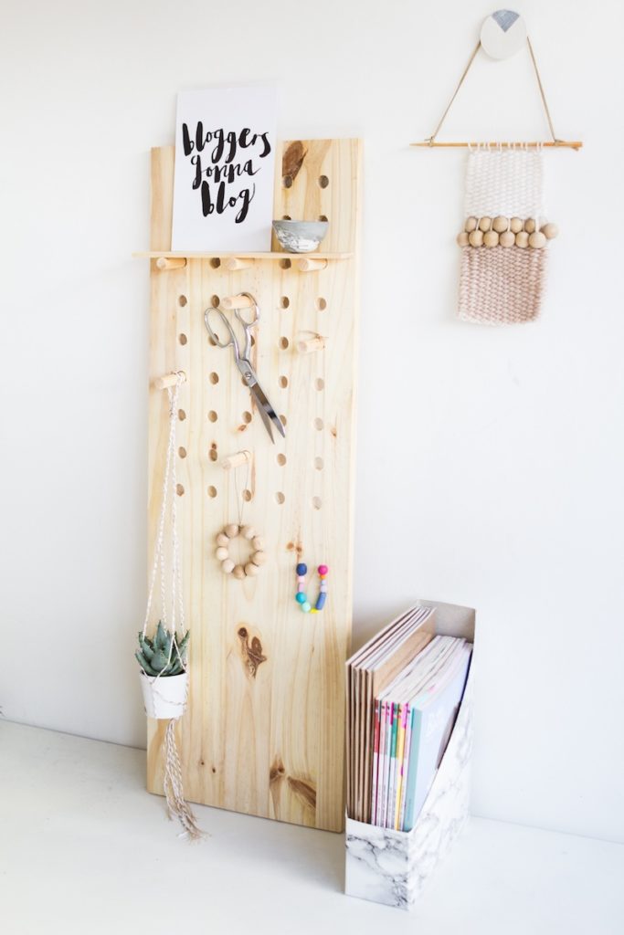 pegboard for closet