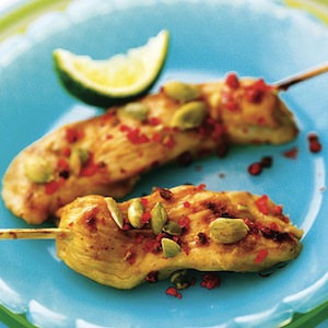 Tequila Lime Chicken Brochettes