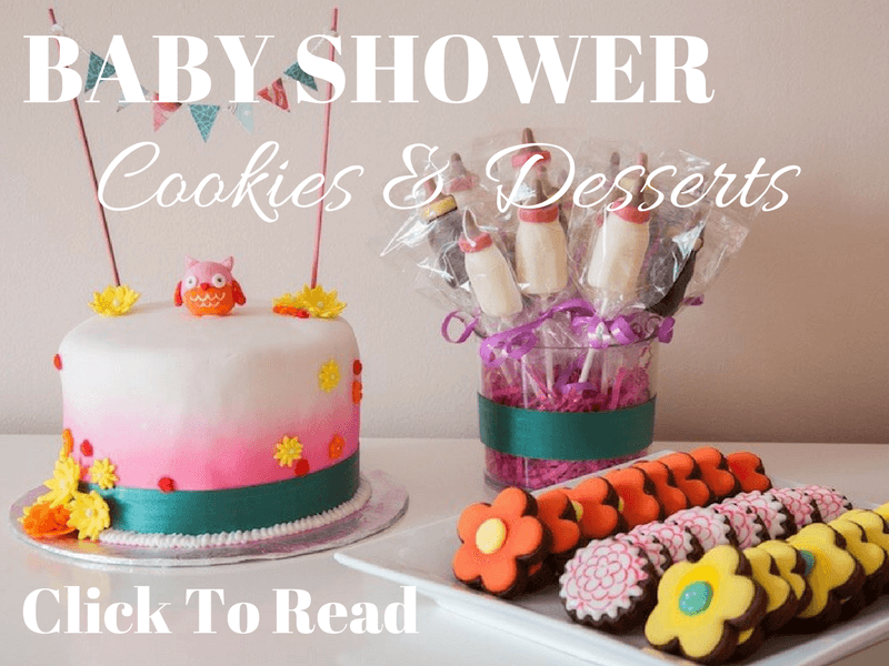 baby shower cookies desserts